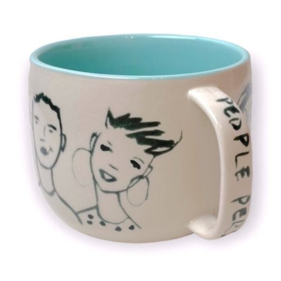 Anthropologie People Person Faces Mug - Picture 7 of 11